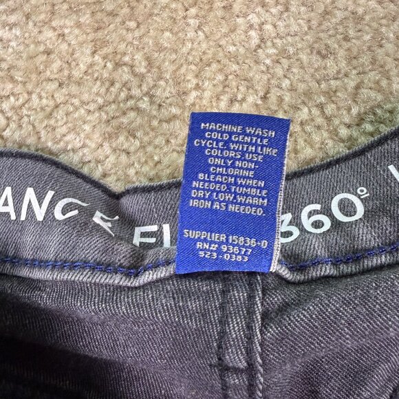 Arizona Advance Flex 360 Slim Black Gray Denim Jeans Mens 29x29 E746 - Picture 6 of 13